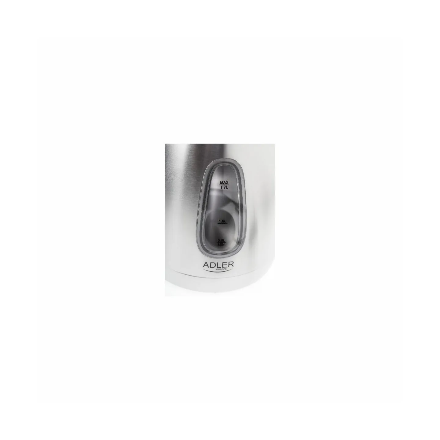 Adler | Kettle | AD 1223 | Standard | 2200 W | 1.7 L | Stainless steel | 360° rotational base | Stainless steel