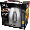 Adler | Kettle | AD 1223 | Standard | 2200 W | 1.7 L | Stainless steel | 360° rotational base | Stainless steel