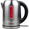 Camry | Kettle | CR 1253 | With electronic control | 2200 W | 1.7 L | Stainless steel | 360° rotational base | Stainless steel