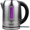 Camry | Kettle | CR 1253 | With electronic control | 2200 W | 1.7 L | Stainless steel | 360° rotational base | Stainless steel