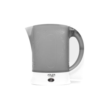 Adler | Travel Kettle | AD 1268 | Standard | 600 W | 0.6 L | Plastic | White