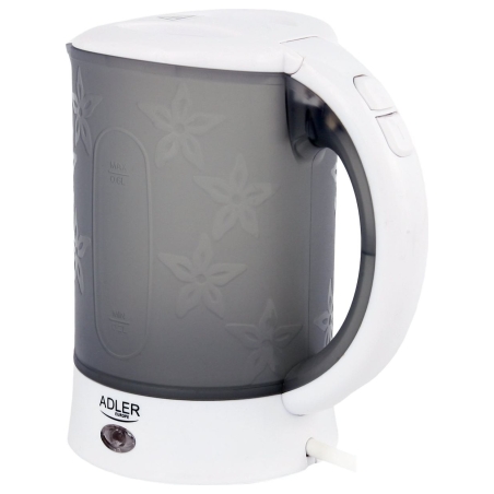 Adler | Travel Kettle | AD 1268 | Standard | 600 W | 0.6 L | Plastic | White