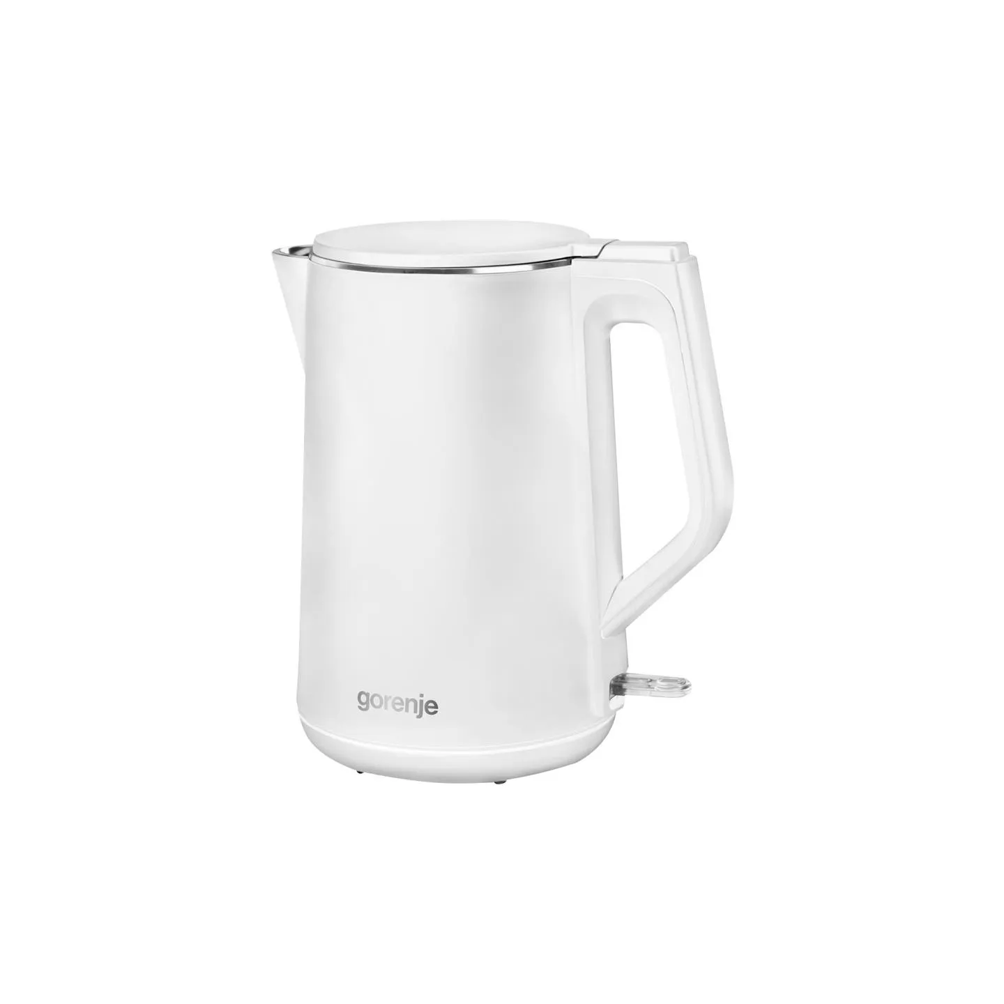 Gorenje | Kettle | K15DWW | Electric | 2200 W | 1.5 L | Plastic + metal | 360° rotational base | White