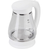 Adler | Kettle | AD 1274 | Electric | 2200 W | 1.7 L | Polypropylene/Glass | 360° rotational base | White
