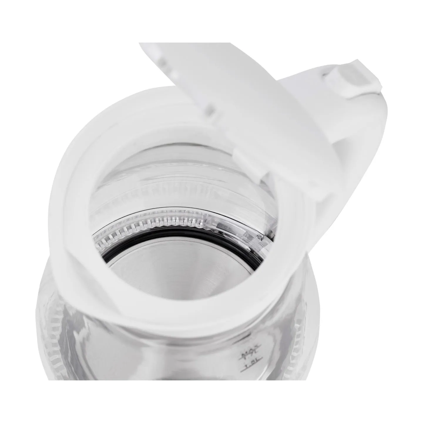 Adler | Kettle | AD 1274 | Electric | 2200 W | 1.7 L | Polypropylene/Glass | 360° rotational base | White