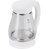 Adler | Kettle | AD 1274 | Electric | 2200 W | 1.7 L | Polypropylene/Glass | 360° rotational base | White