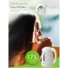 Camry | Kettle | CR 1254 | Standard | 2200 W | 1.7 L | Plastic | 360° rotational base | White