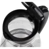 Adler | Kettle | AD 1274 | Standard | 2200 W | 1.7 L | Plastic/Glass | 360° rotational base | Black/ transparent