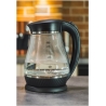 Adler | Kettle | AD 1274 | Standard | 2200 W | 1.7 L | Plastic/Glass | 360° rotational base | Black/ transparent