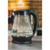 Adler | Kettle | AD 1274 | Standard | 2200 W | 1.7 L | Plastic/Glass | 360° rotational base | Black/ transparent
