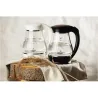 Adler | Kettle | AD 1274 | Standard | 2200 W | 1.7 L | Plastic/Glass | 360° rotational base | Black/ transparent