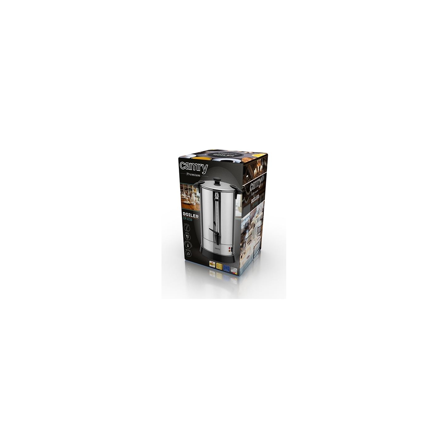 Camry | Boiler | CR 1259 | Electric | 1650 W | 20 L | Stainless steel | Stainless steel