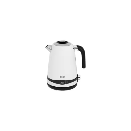 Adler | Kettle | AD 1295w | Electric | 2200 W | 1.7 L | Stainless steel | 360° rotational base | White