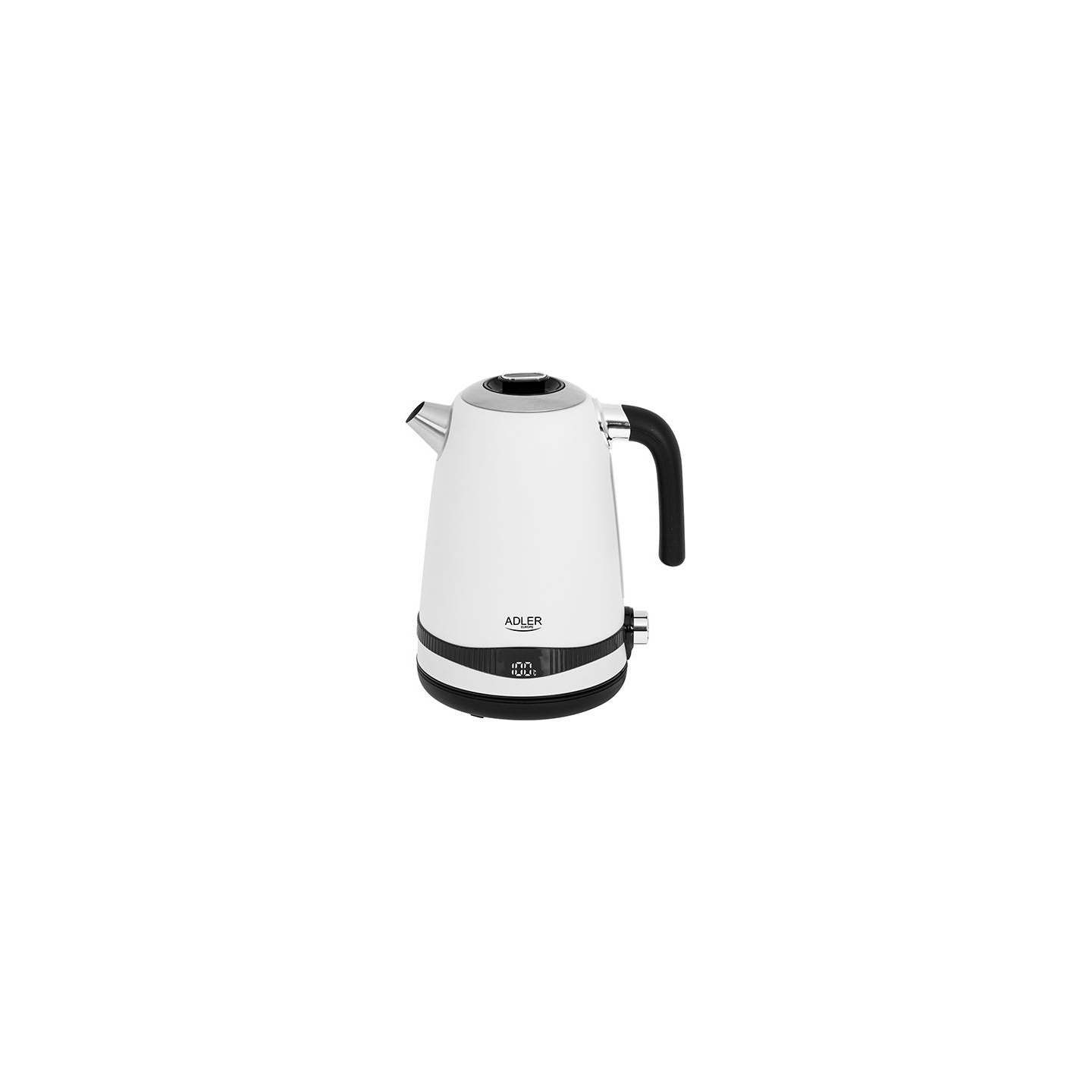 Adler | Kettle | AD 1295w | Electric | 2200 W | 1.7 L | Stainless steel | 360° rotational base | White