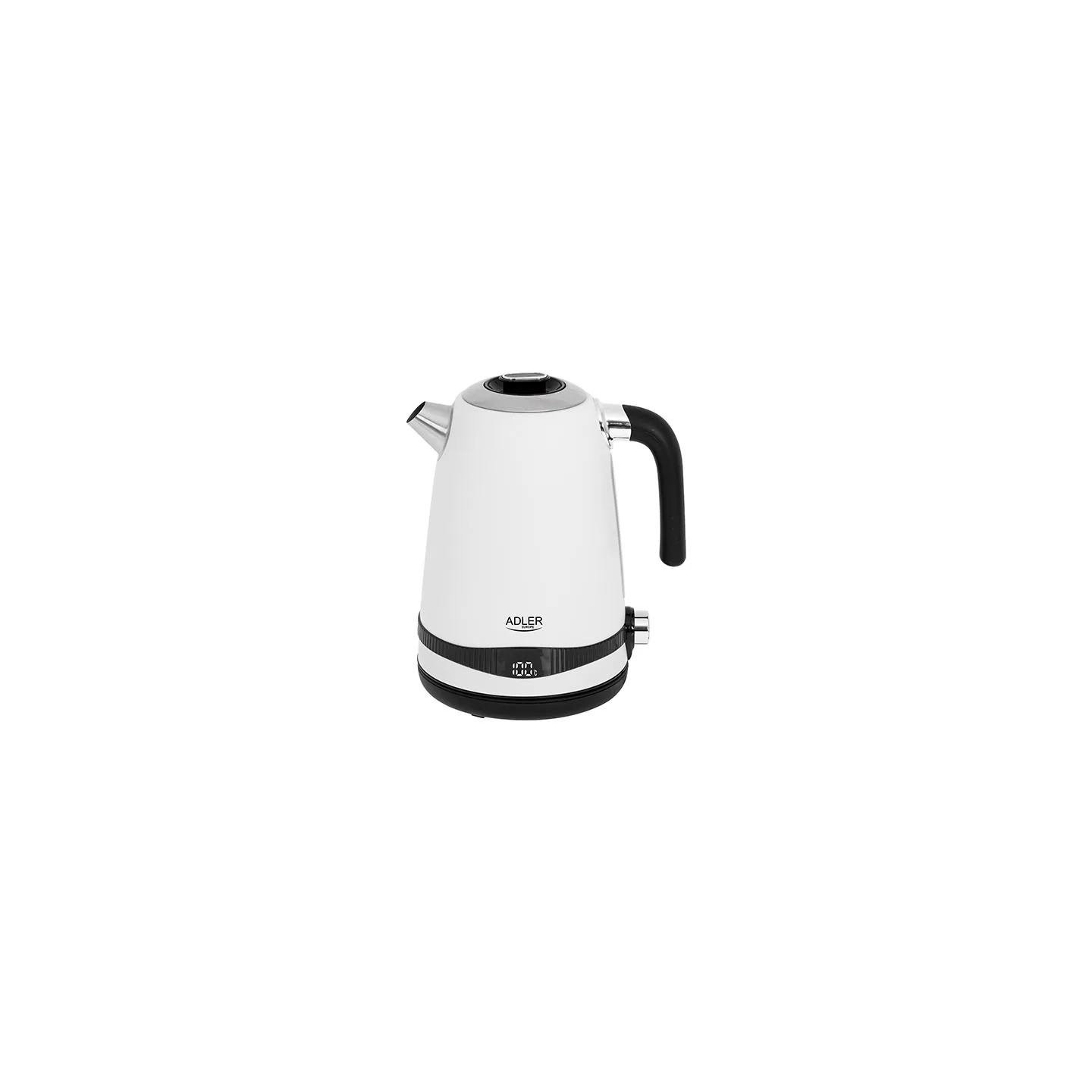 Adler | Kettle | AD 1295w | Electric | 2200 W | 1.7 L | Stainless steel | 360° rotational base | White