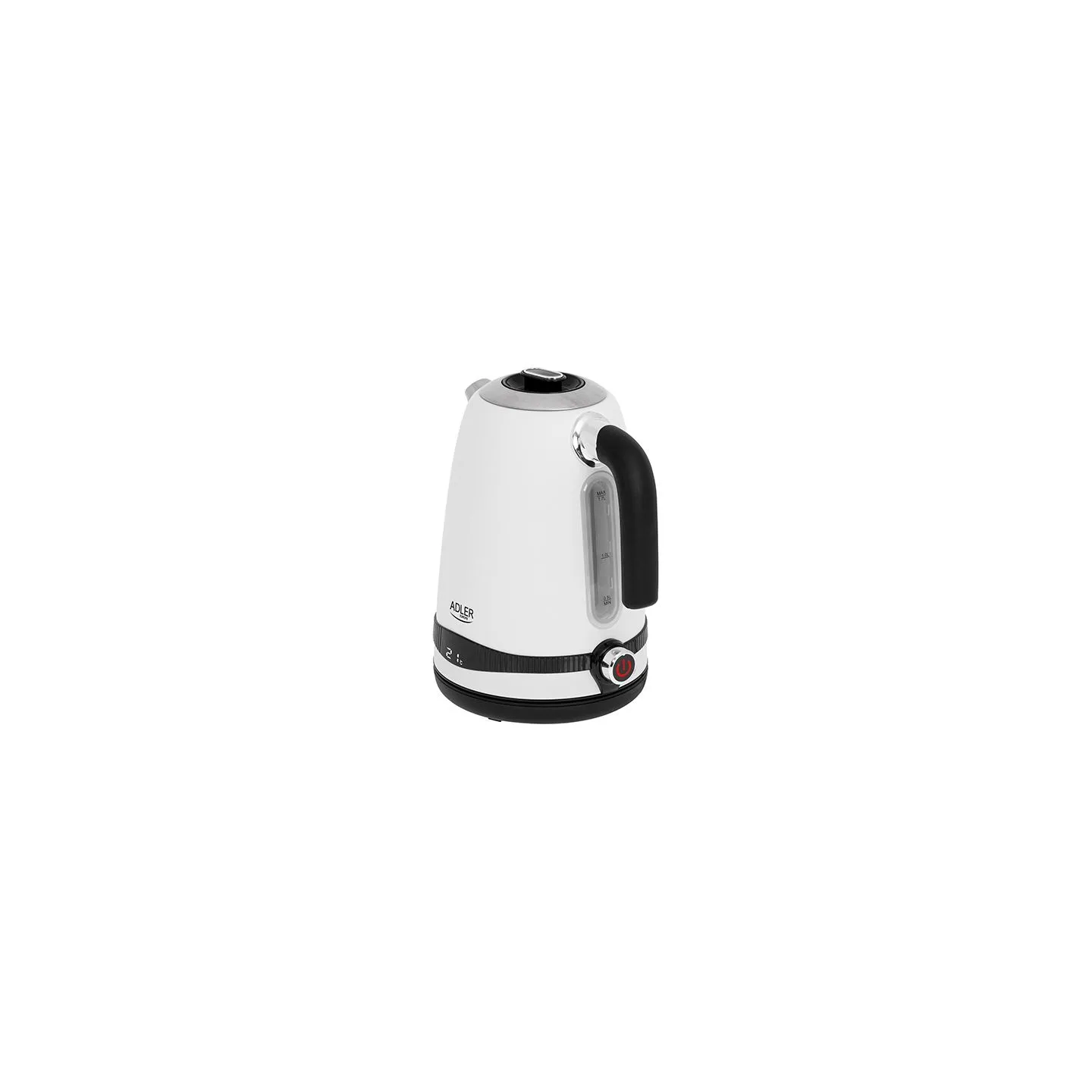 Adler | Kettle | AD 1295w | Electric | 2200 W | 1.7 L | Stainless steel | 360° rotational base | White