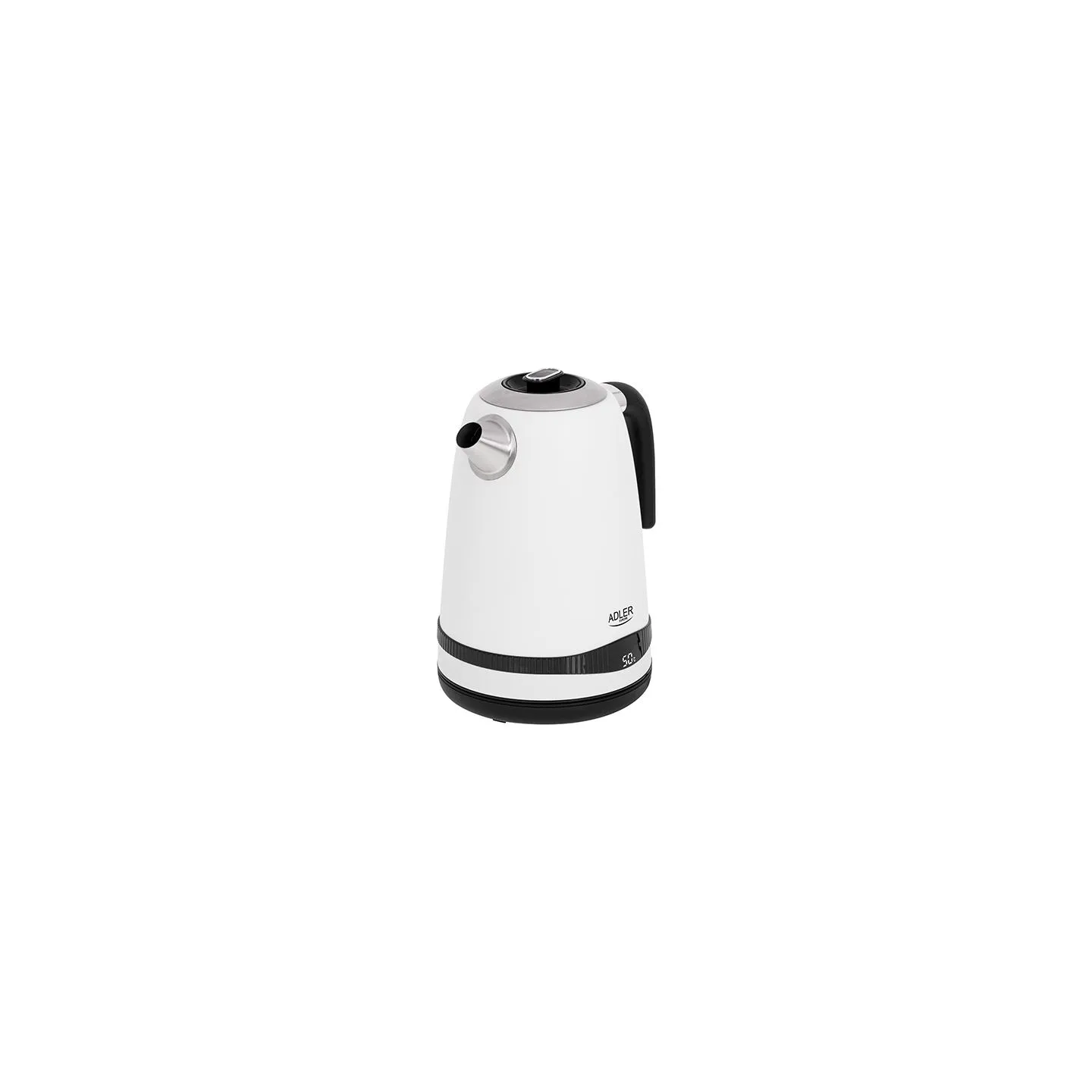 Adler | Kettle | AD 1295w | Electric | 2200 W | 1.7 L | Stainless steel | 360° rotational base | White