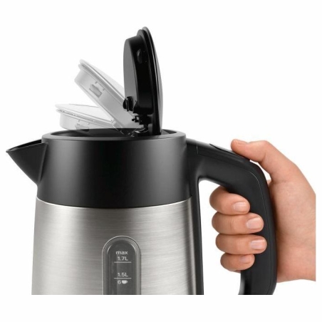 Bosch | Kettle | DesignLine TWK4P440 | Electric | 2400 W | 1.7 L | Stainless steel | 360° rotational base | Stainless steel/Blac