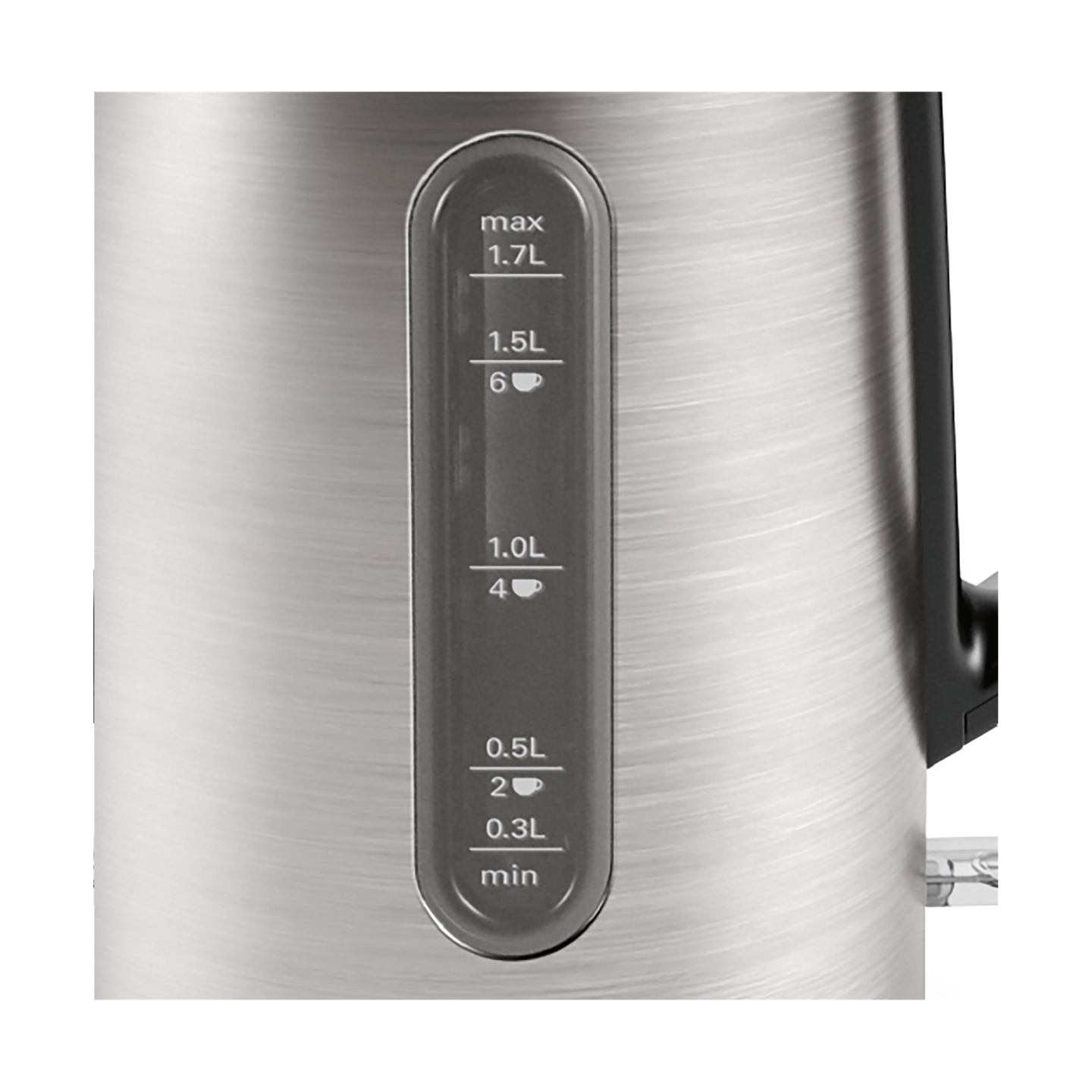Bosch | Kettle | DesignLine TWK4P440 | Electric | 2400 W | 1.7 L | Stainless steel | 360° rotational base | Stainless steel/Blac