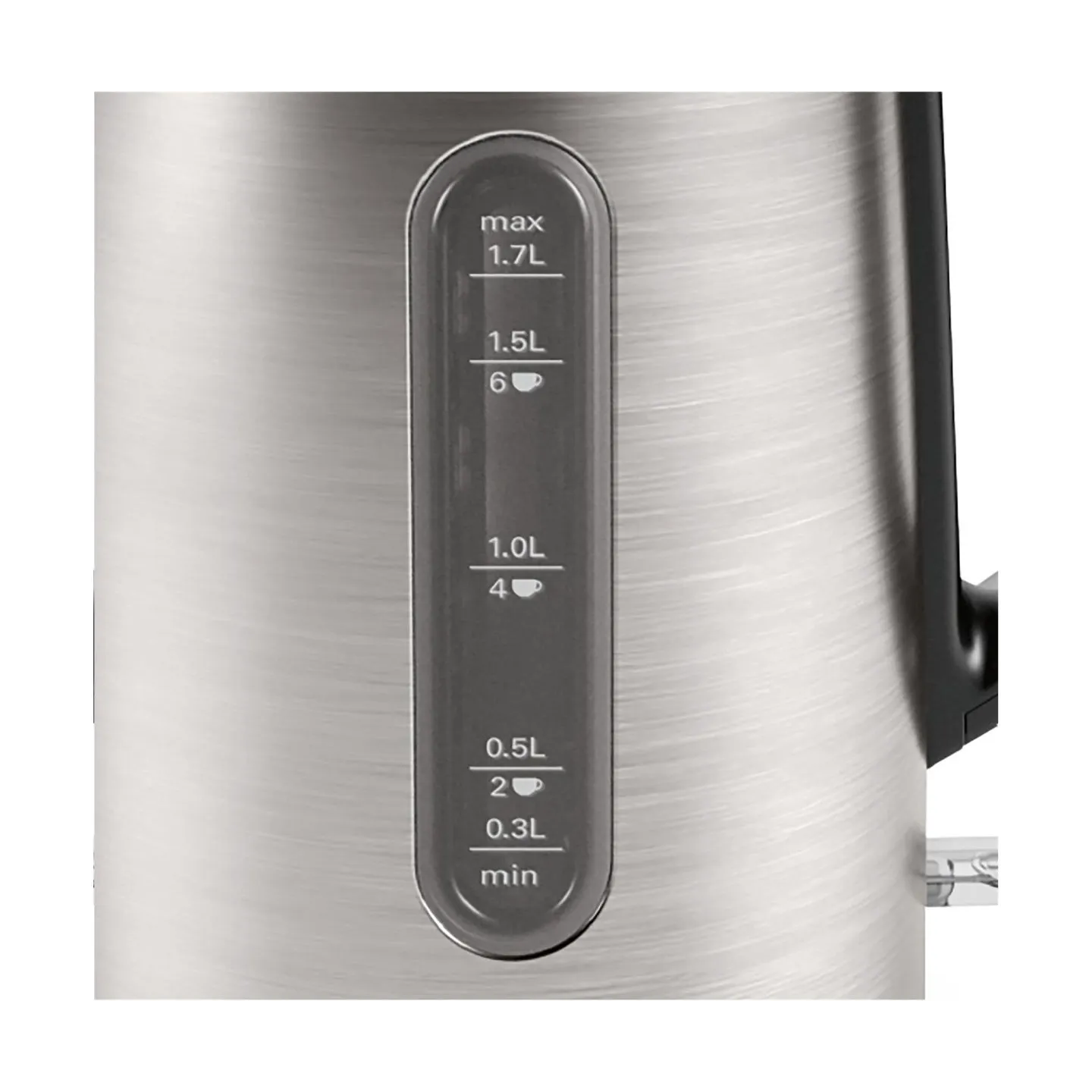 Bosch | Kettle | DesignLine TWK4P440 | Electric | 2400 W | 1.7 L | Stainless steel | 360° rotational base | Stainless steel/Blac