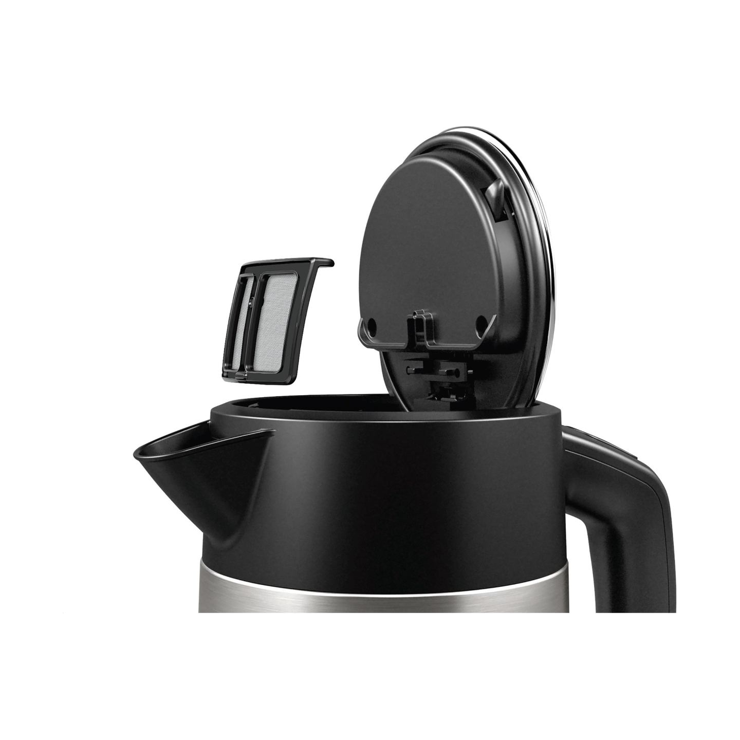 Bosch | Kettle | DesignLine TWK4P440 | Electric | 2400 W | 1.7 L | Stainless steel | 360° rotational base | Stainless steel/Blac