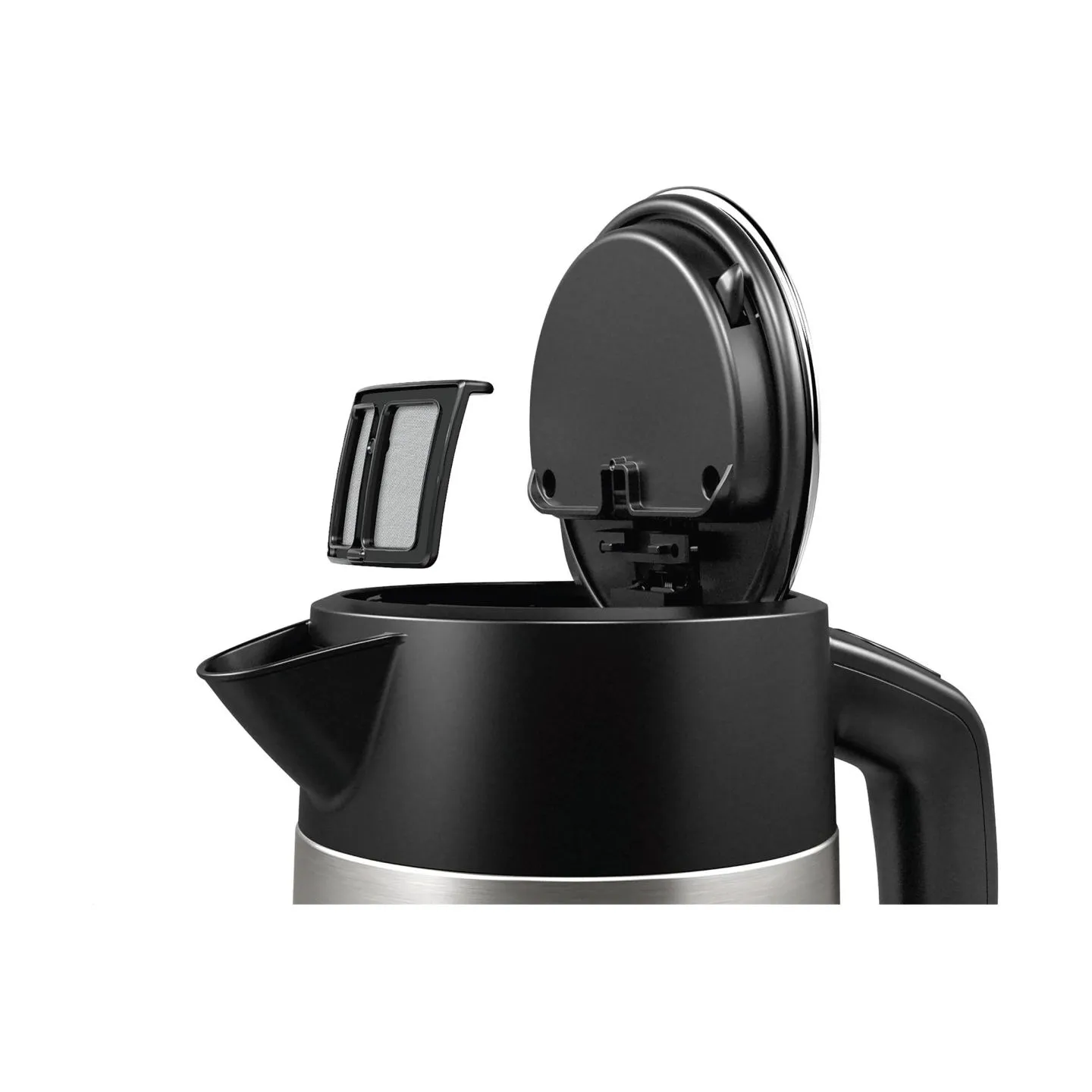 Bosch | Kettle | DesignLine TWK4P440 | Electric | 2400 W | 1.7 L | Stainless steel | 360° rotational base | Stainless steel/Blac