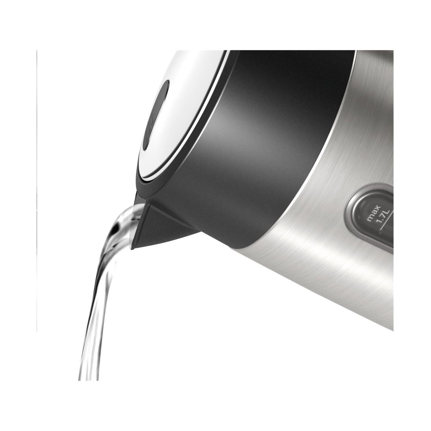 Bosch | Kettle | DesignLine TWK4P440 | Electric | 2400 W | 1.7 L | Stainless steel | 360° rotational base | Stainless steel/Blac