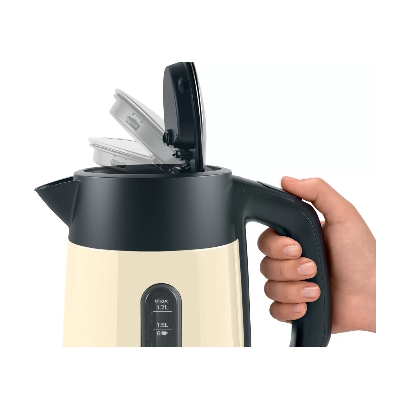 Bosch | Kettle | TWK4P437 | Electric | 2400 W | 1.7 L | Stainless steel | Beige