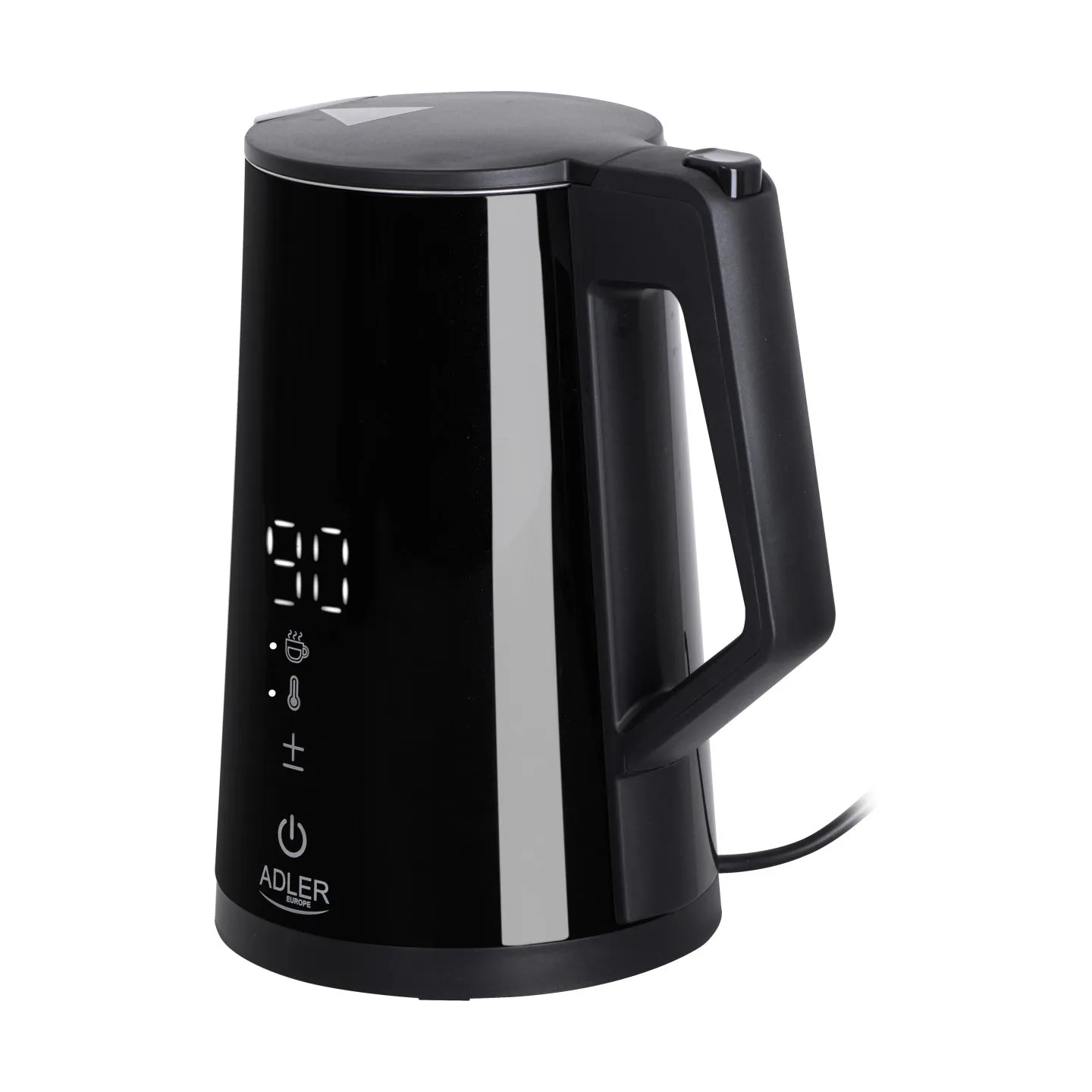 Adler | Kettle | AD 1345b | Electric | 2200 W | 1.7 L | Stainless steel | 360° rotational base | Black