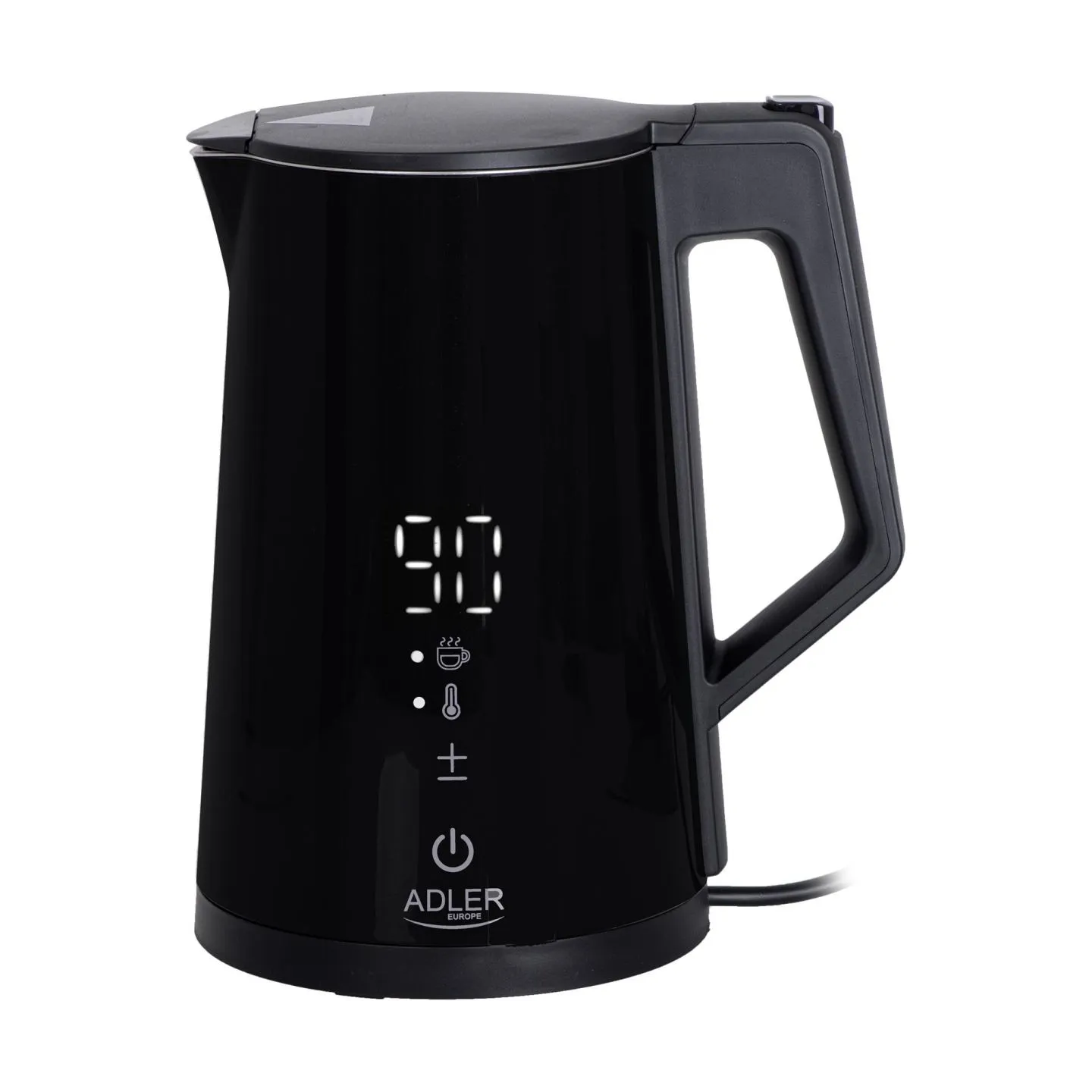 Adler | Kettle | AD 1345b | Electric | 2200 W | 1.7 L | Stainless steel | 360° rotational base | Black