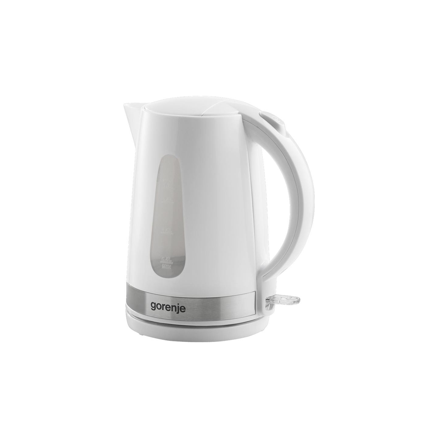 Gorenje | Kettle | K17WE | Electric | 2200 W | 1.7 L | Plastic/Metal | 360° rotational base | White
