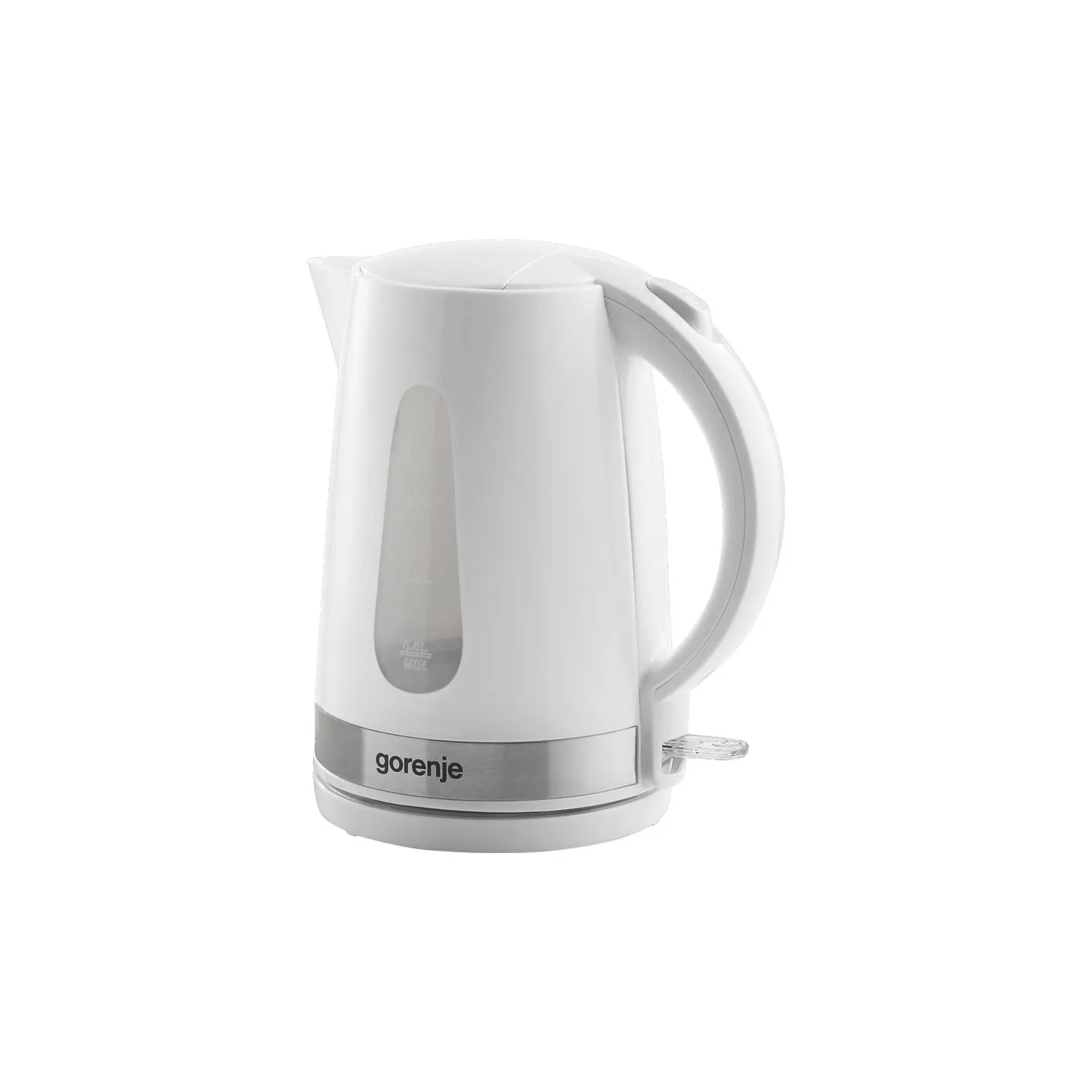 Gorenje | Kettle | K17WE | Electric | 2200 W | 1.7 L | Plastic/Metal | 360° rotational base | White
