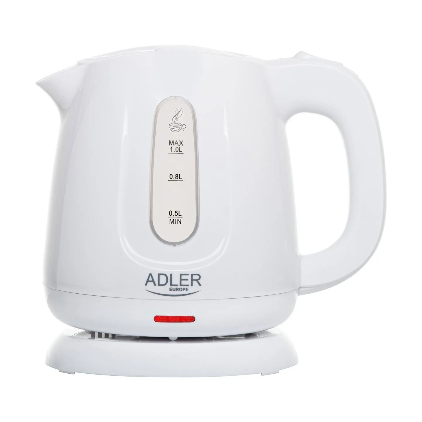 Adler Kettle | AD 1373 | Electric | 850 W | 1 L | Polypropylene | 360° rotational base | White