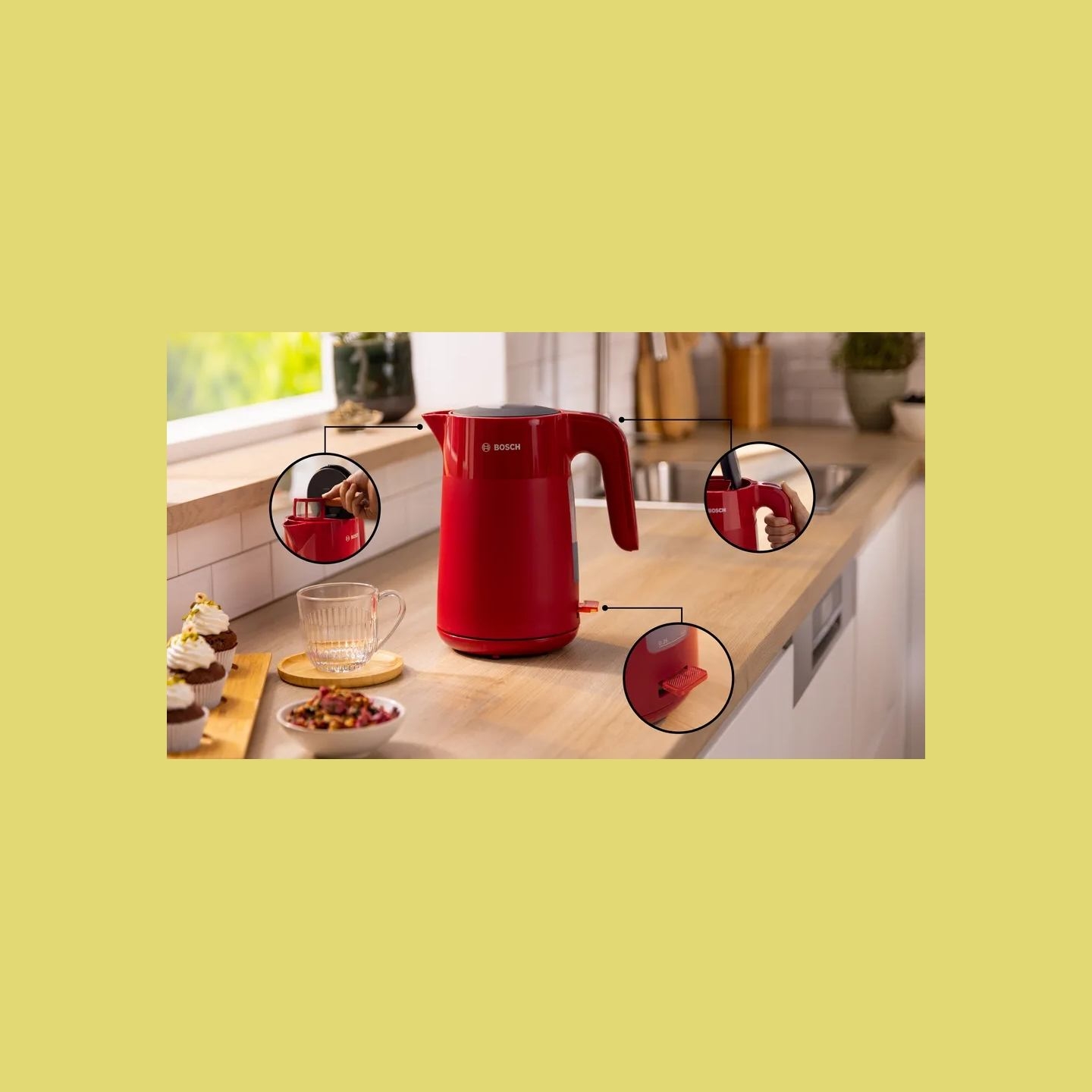 Bosch Kettle 1,7l MyMoment TWK2M164 red