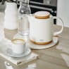 Adler Electric Kettle | AD 1304 | Electric | 1200 W | 1 L | Ceramic | 360° rotational base | White