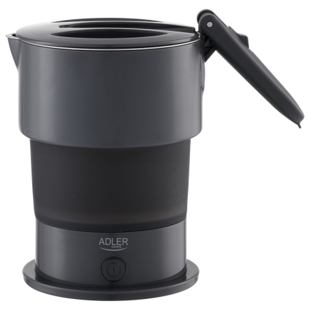 Adler Silicon Travel Kettle | AD 1377 | Travel Kettle | 600 W | 0.6 L | Silicon | Grey