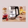Gorenje K17OGS | Kettle | Electric | 1.7 L | 2200 W | 360° rotational base | Stainless steel/Glass | Stainless steel