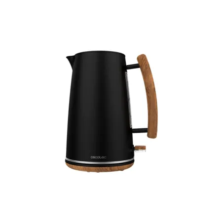 Cecotec Kettle | ThermoSense 400 | Electric | 3000 W | 1.7 L | Stainless steel/BPA | 360° rotational base | Black Woody