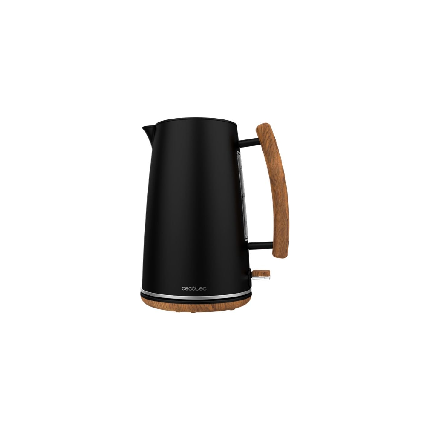 Cecotec Kettle | ThermoSense 400 | Electric | 3000 W | 1.7 L | Stainless steel/BPA | 360° rotational base | Black Woody