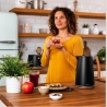 Cecotec Kettle | ThermoSense 400 | Electric | 3000 W | 1.7 L | Stainless steel/BPA | 360° rotational base | Black Woody