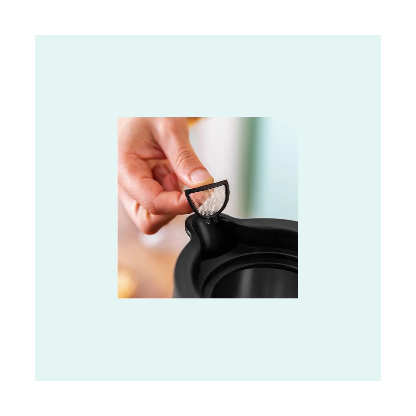 Cecotec Kettle | ThermoSense 400 | Electric | 3000 W | 1.7 L | Stainless steel/BPA | 360° rotational base | Black Woody