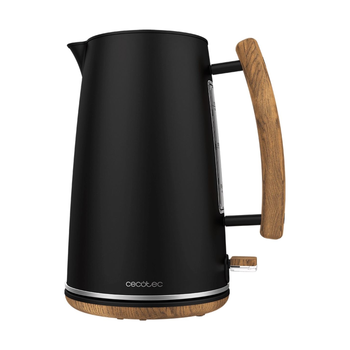Cecotec Kettle | ThermoSense 400 | Electric | 3000 W | 1.7 L | Stainless steel/BPA | 360° rotational base | Black Woody