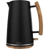Cecotec Kettle | ThermoSense 400 | Electric | 3000 W | 1.7 L | Stainless steel/BPA | 360° rotational base | Black Woody