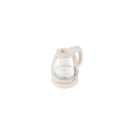 Adler | Kettle | AD 1283C | Electric | 900 W | 1 L | Glass | 360° rotational base | Cream