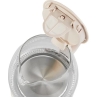Adler | Kettle | AD 1283C | Electric | 900 W | 1 L | Glass | 360° rotational base | Cream