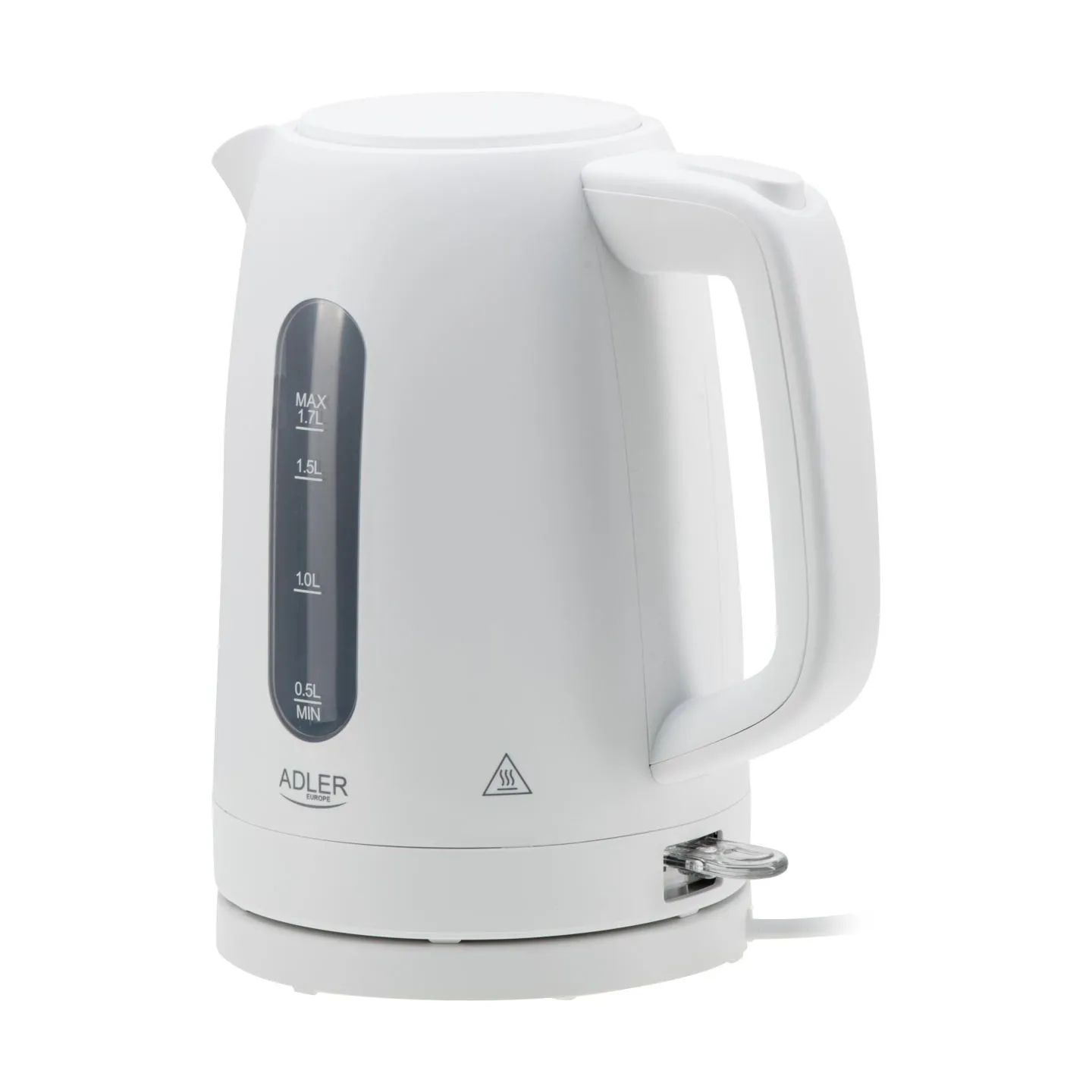 Adler Kettle | AD 1379w | Electric | 2200 W | 1.7 L | Polypropylene | 360° rotational base | White