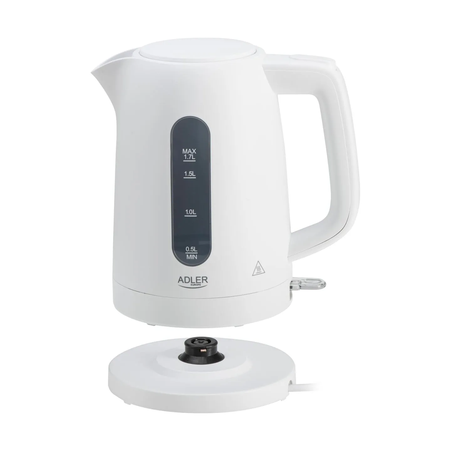 Adler Kettle | AD 1379w | Electric | 2200 W | 1.7 L | Polypropylene | 360° rotational base | White