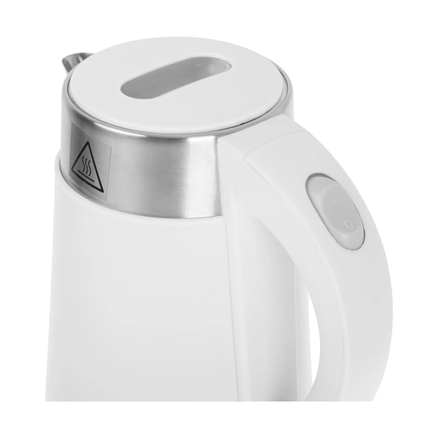 Adler | Kettle | AD 1372 | Electric | 800 W | 0.6 L | Plastic/Stainless steel | 360° rotational base | White