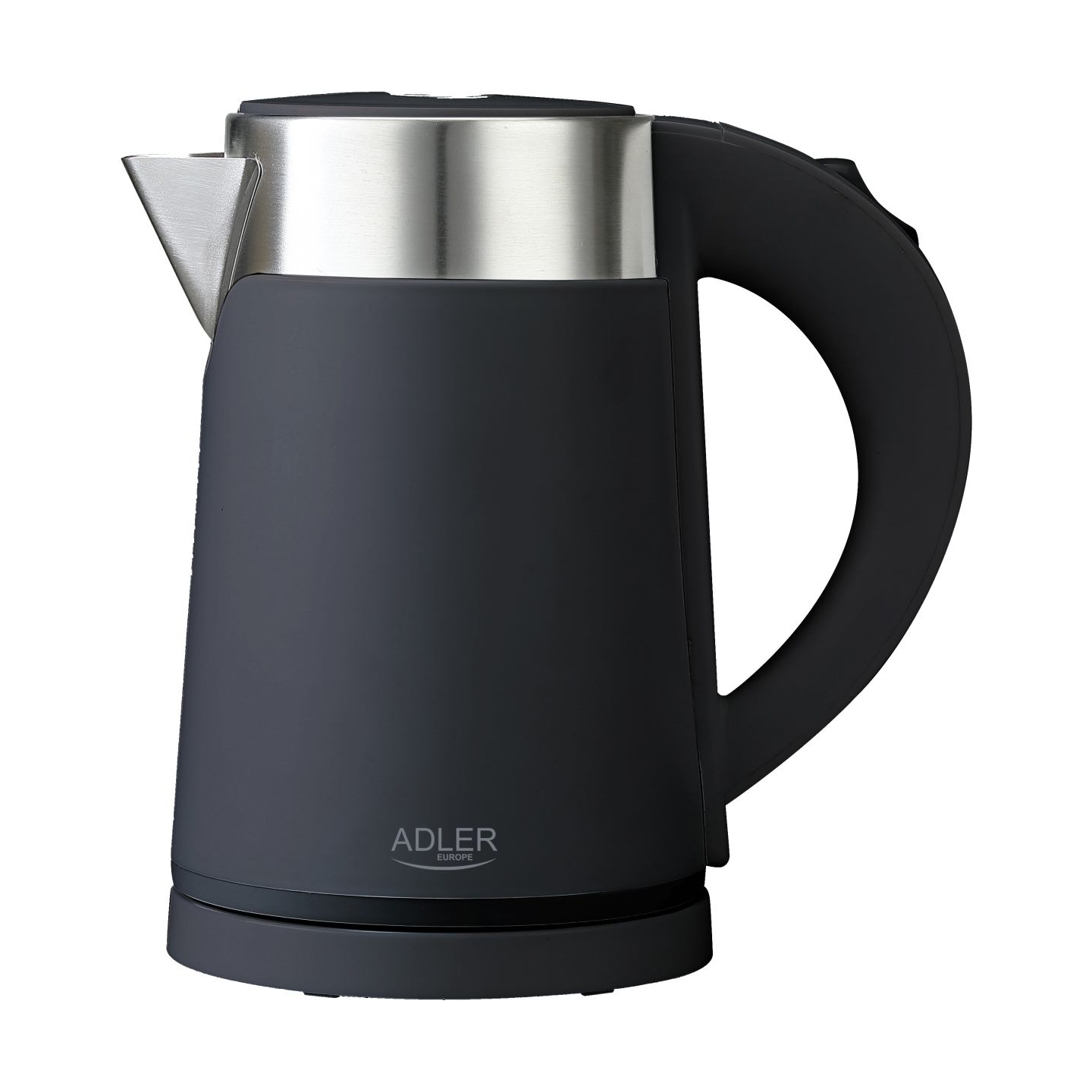 Adler | Kettle | AD 1372 | Electric | 800 W | 0.6 L | Plastic/Stainless steel | 360° rotational base | Black