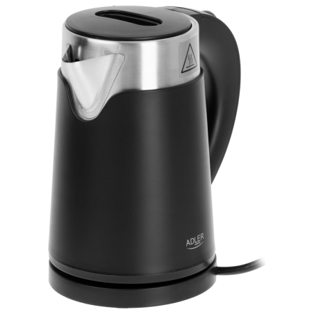 Adler | Kettle | AD 1372 | Electric | 800 W | 0.6 L | Plastic/Stainless steel | 360° rotational base | Black